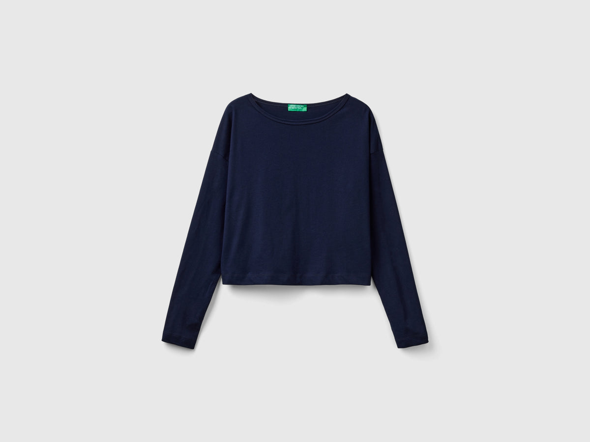 T-shirt in cotone a fibra lunga