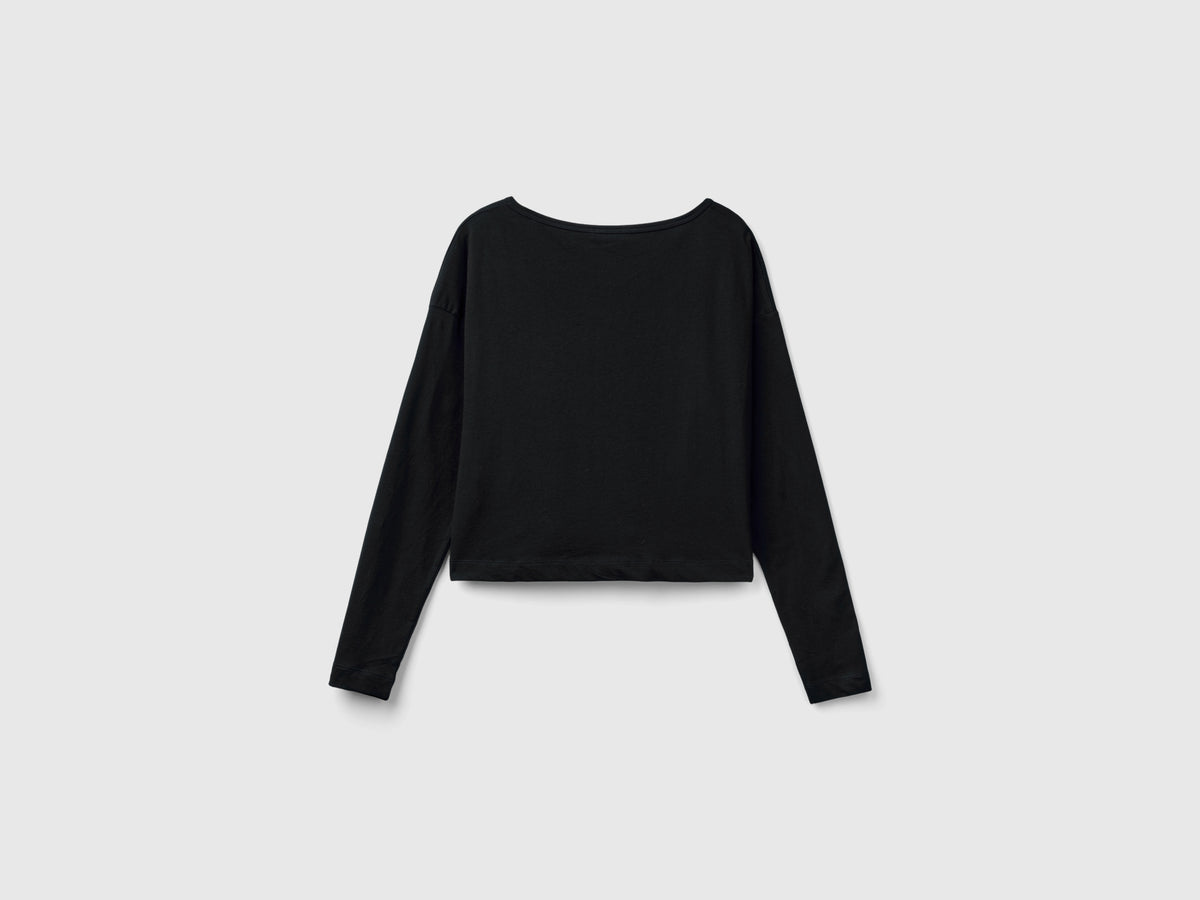 T-shirt in cotone a fibra lunga