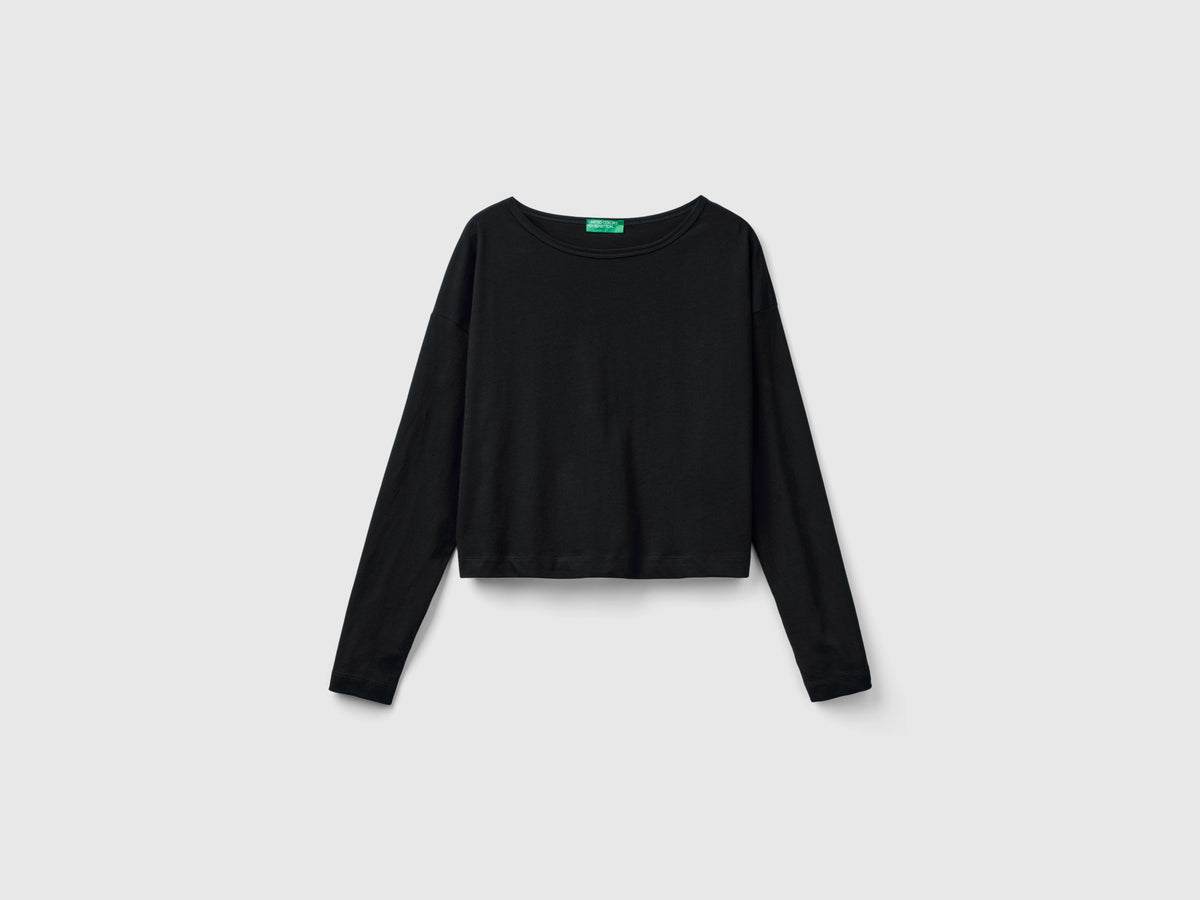 T-shirt in cotone a fibra lunga