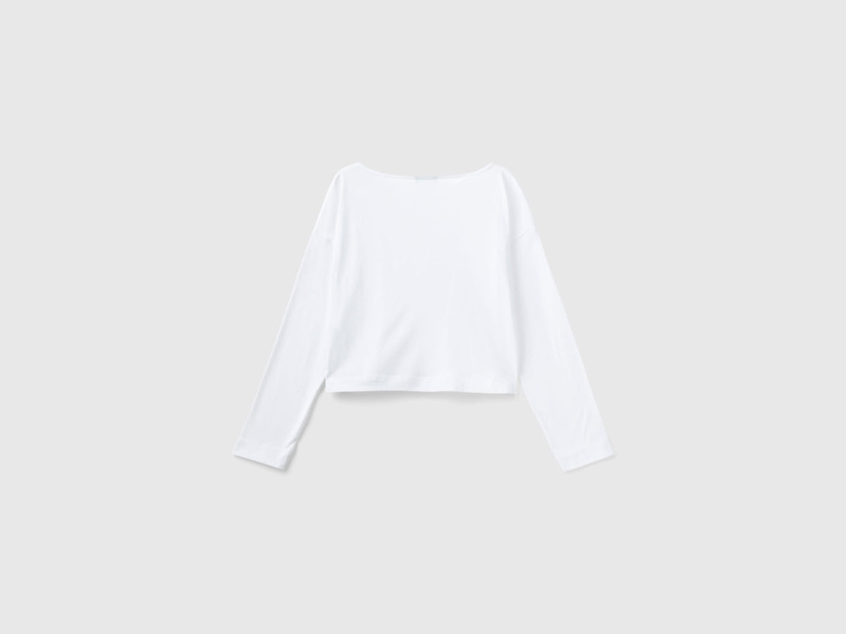 T-shirt in cotone a fibra lunga