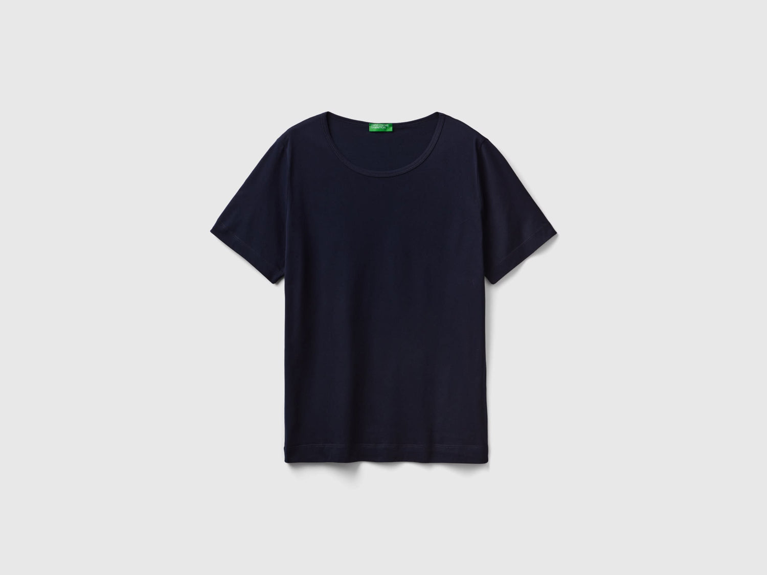 T-shirt a manica corta da donna blu scuro | Benetton Outlet