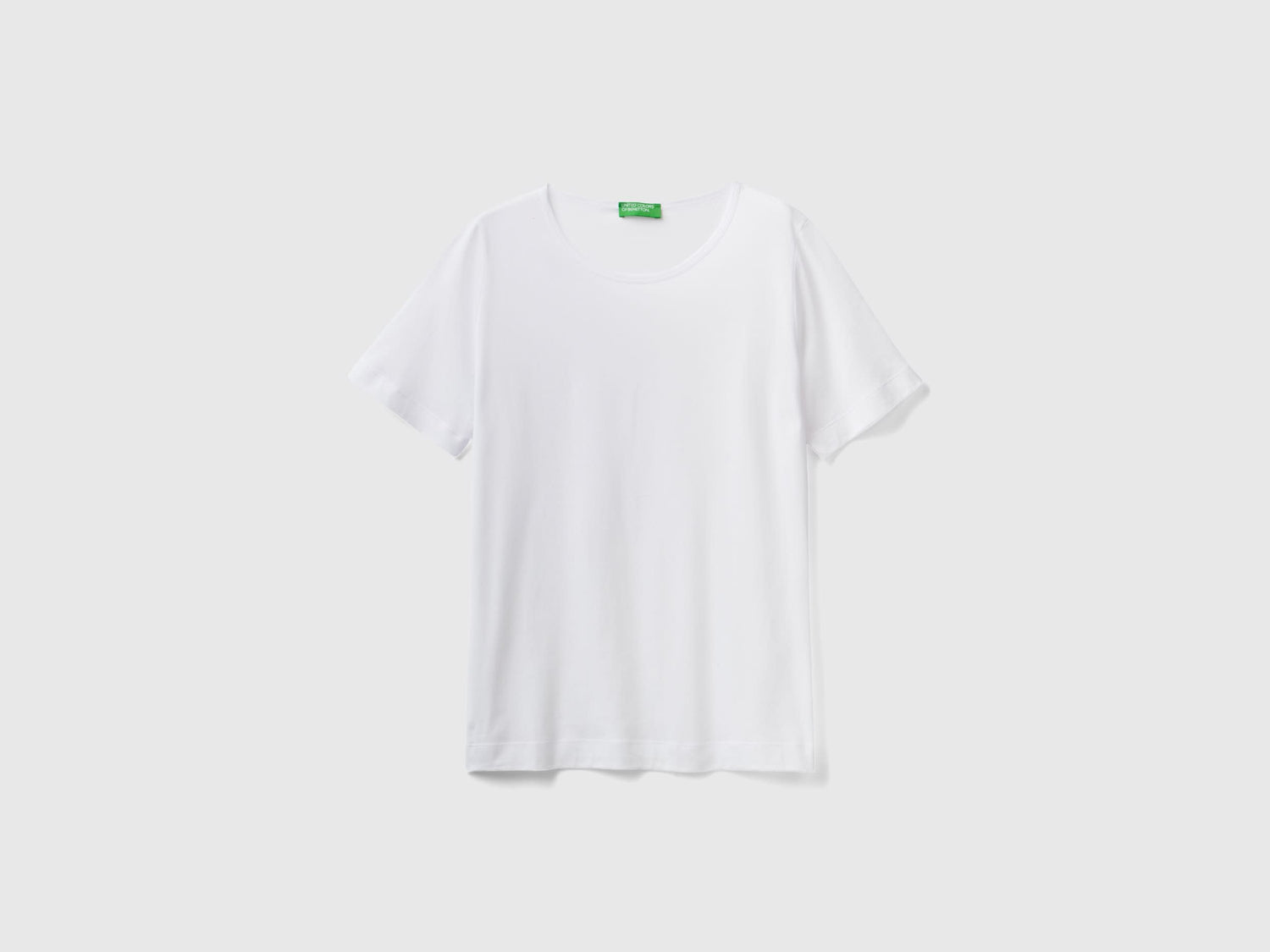T-shirt a manica corta da donna bianco | Benetton Outlet