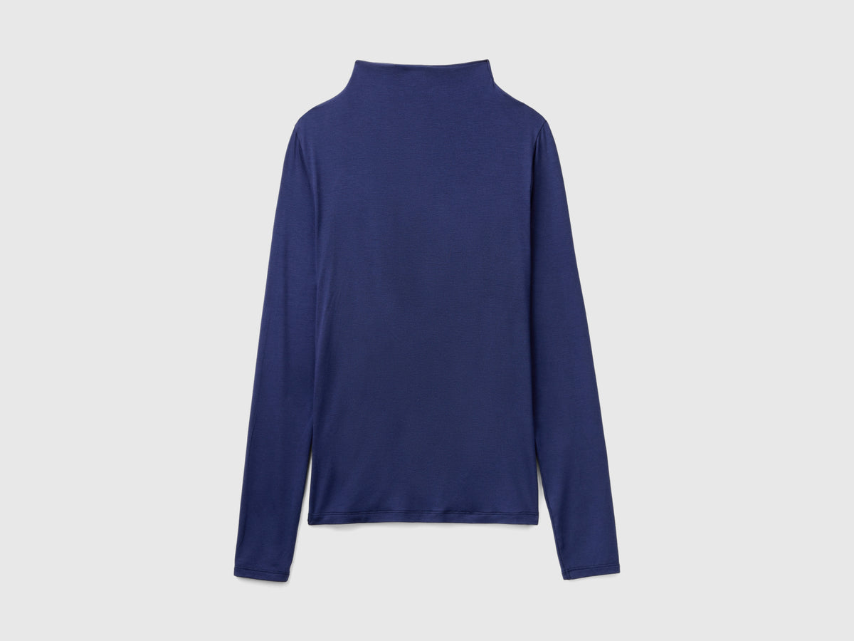 Maglietta slim fit in Modal stretch
