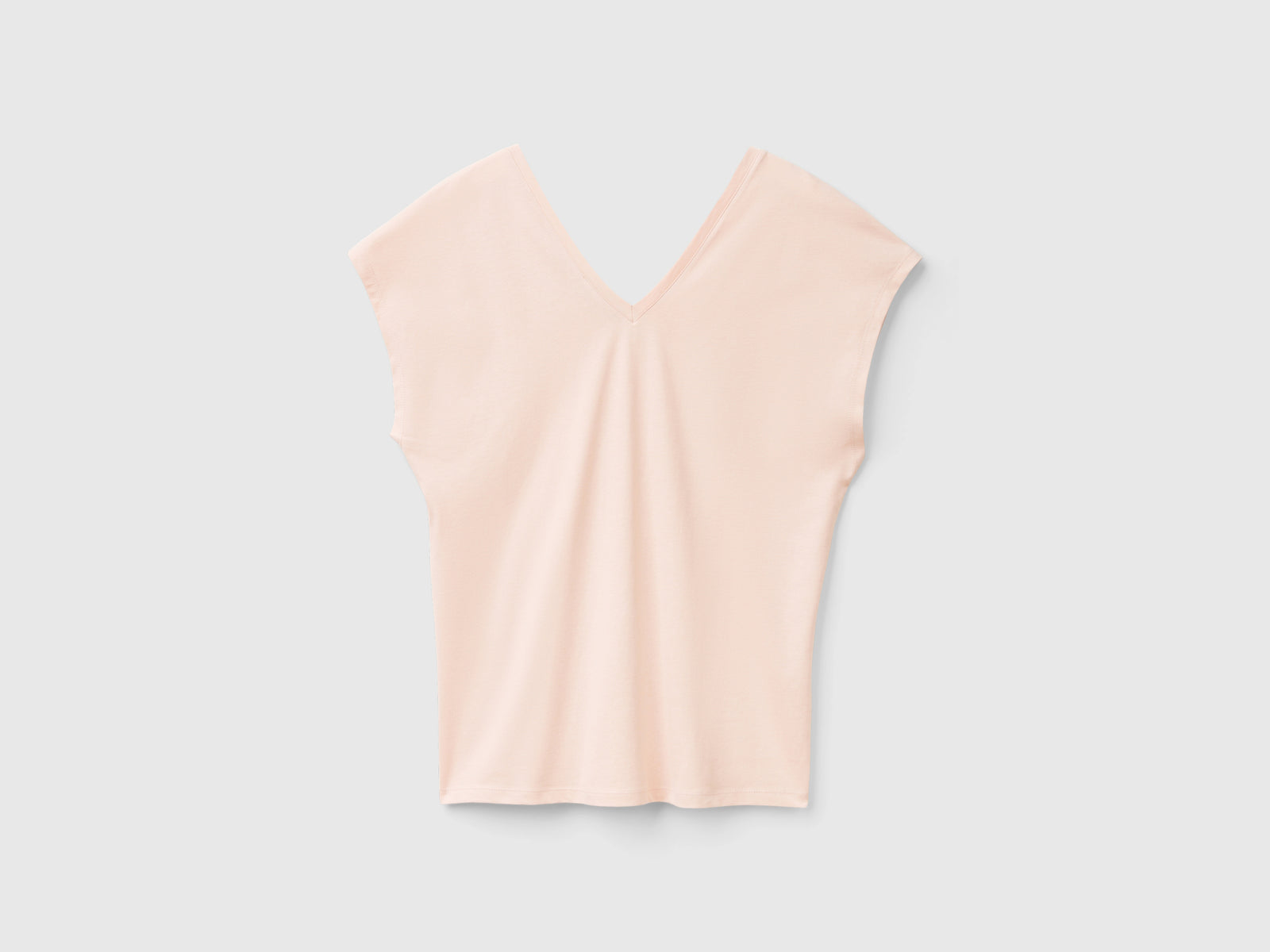 Maglietta con manica kimono da donna rosa tenue 2 | Benetton Outlet