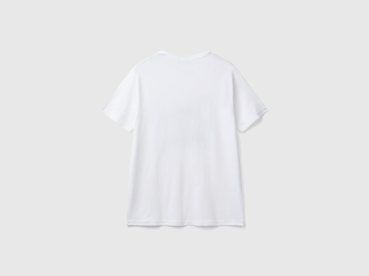 T-shirt regular fit in cotone bio