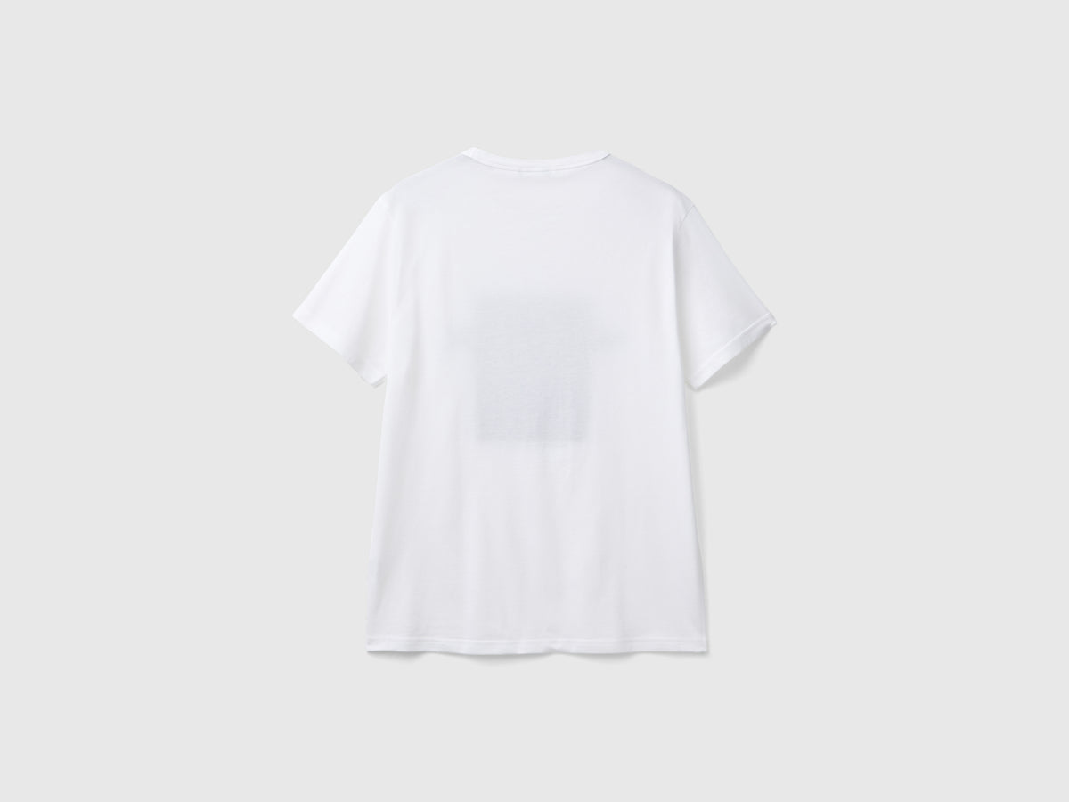 T-shirt regular fit in cotone bio