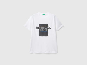 T-shirt regular fit in cotone bio
