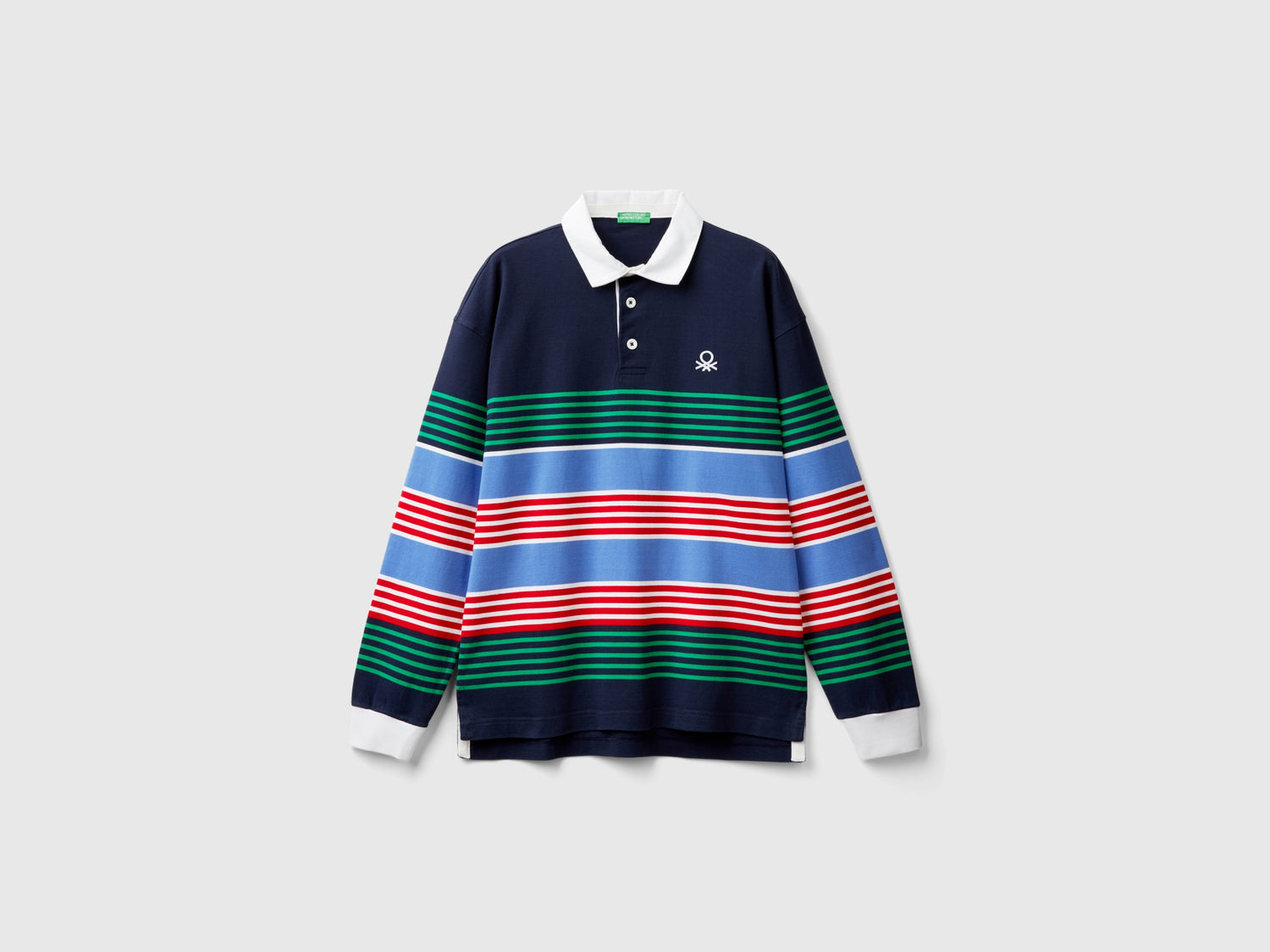 Polo de rugby a rayas da uomo multi-color | Benetton Outlet