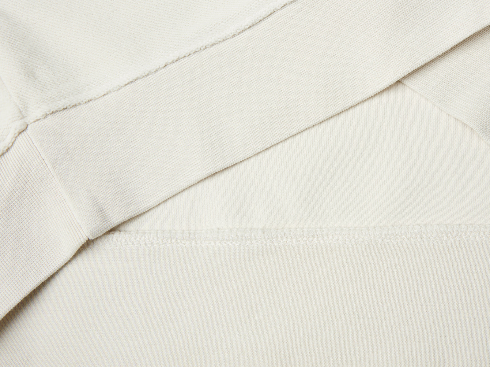 Sudadera de algodón puro da uomo bianco panna 3 | Benetton Outlet