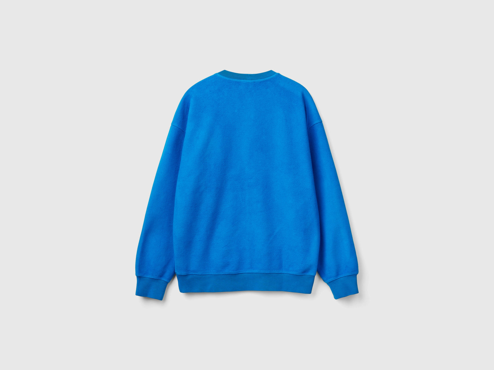Felpa in puro cotone da uomo blu 2 | Benetton Outlet