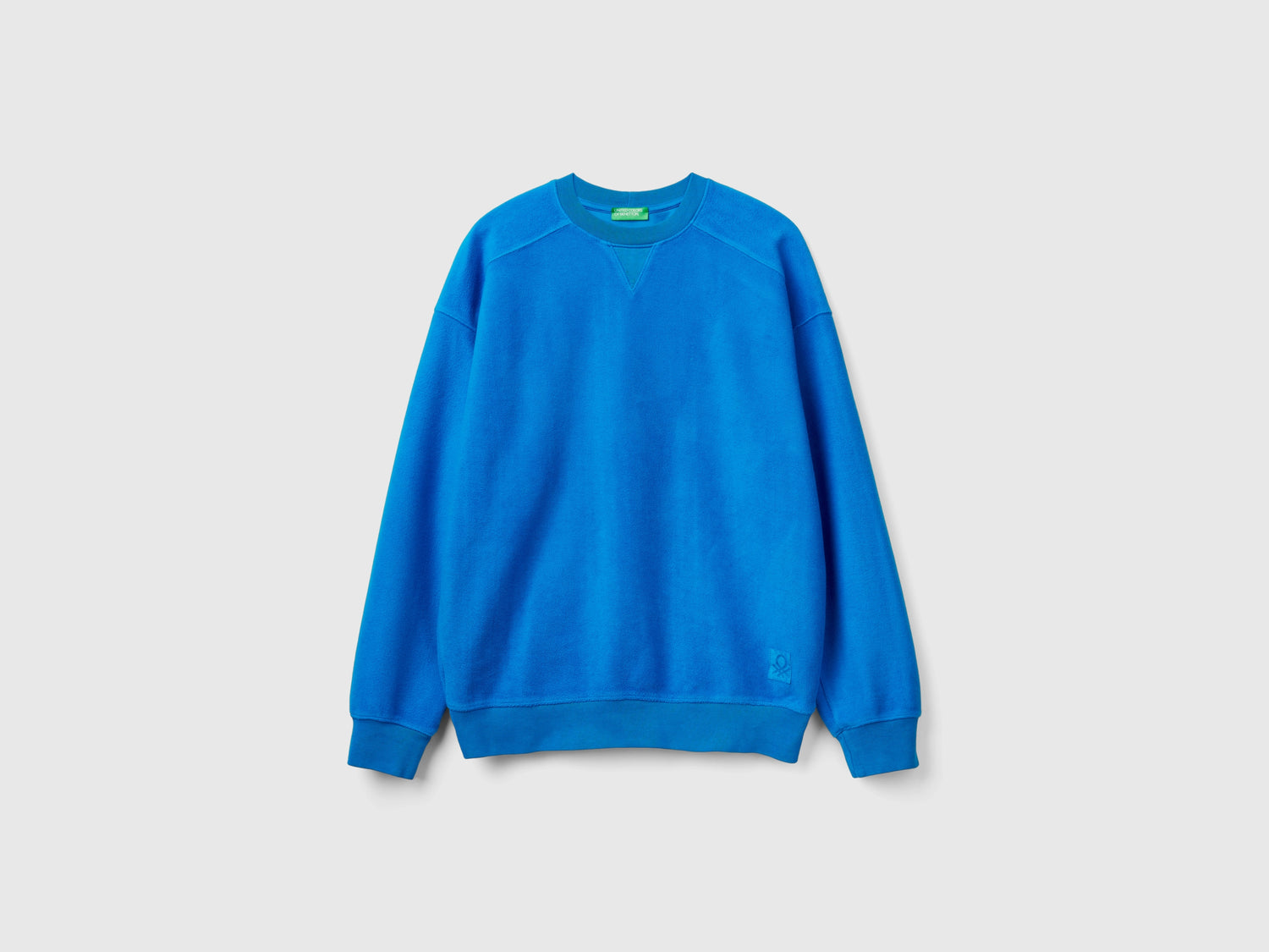 Sudadera de algodón puro da uomo blu | Benetton Outlet