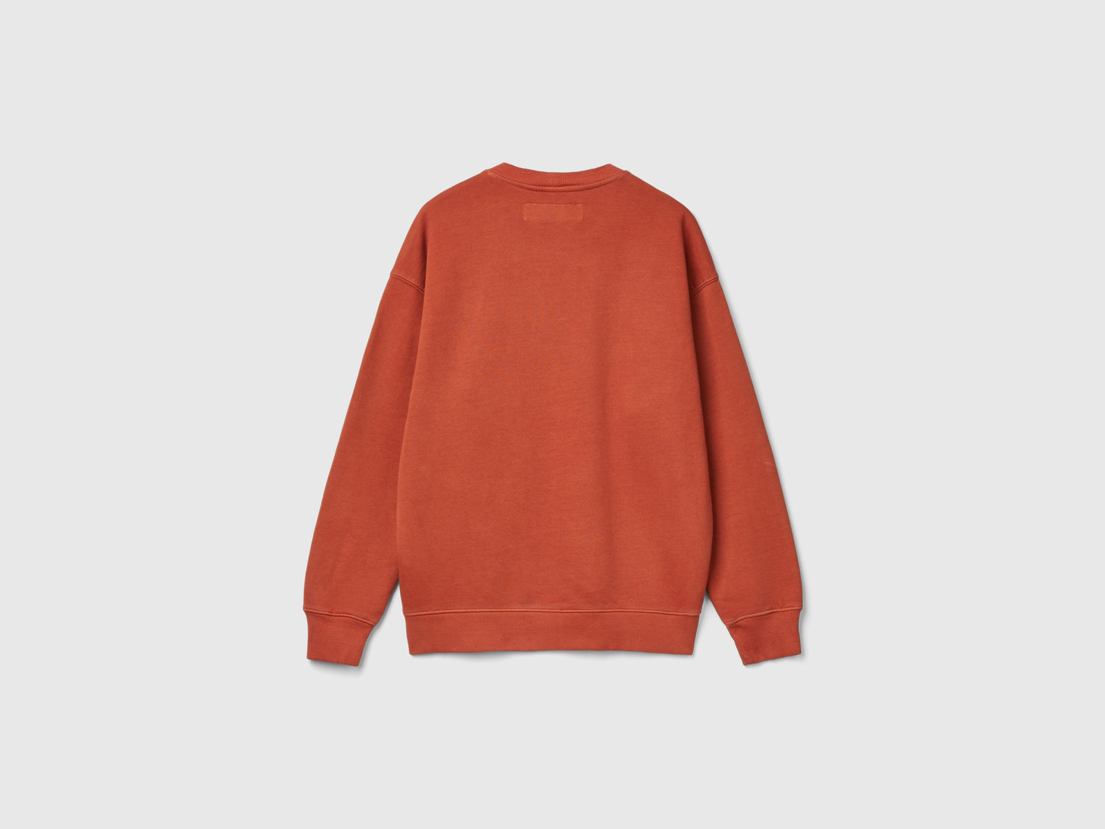 Felpa in cotone bio da uomo arancione 2 | Benetton Outlet