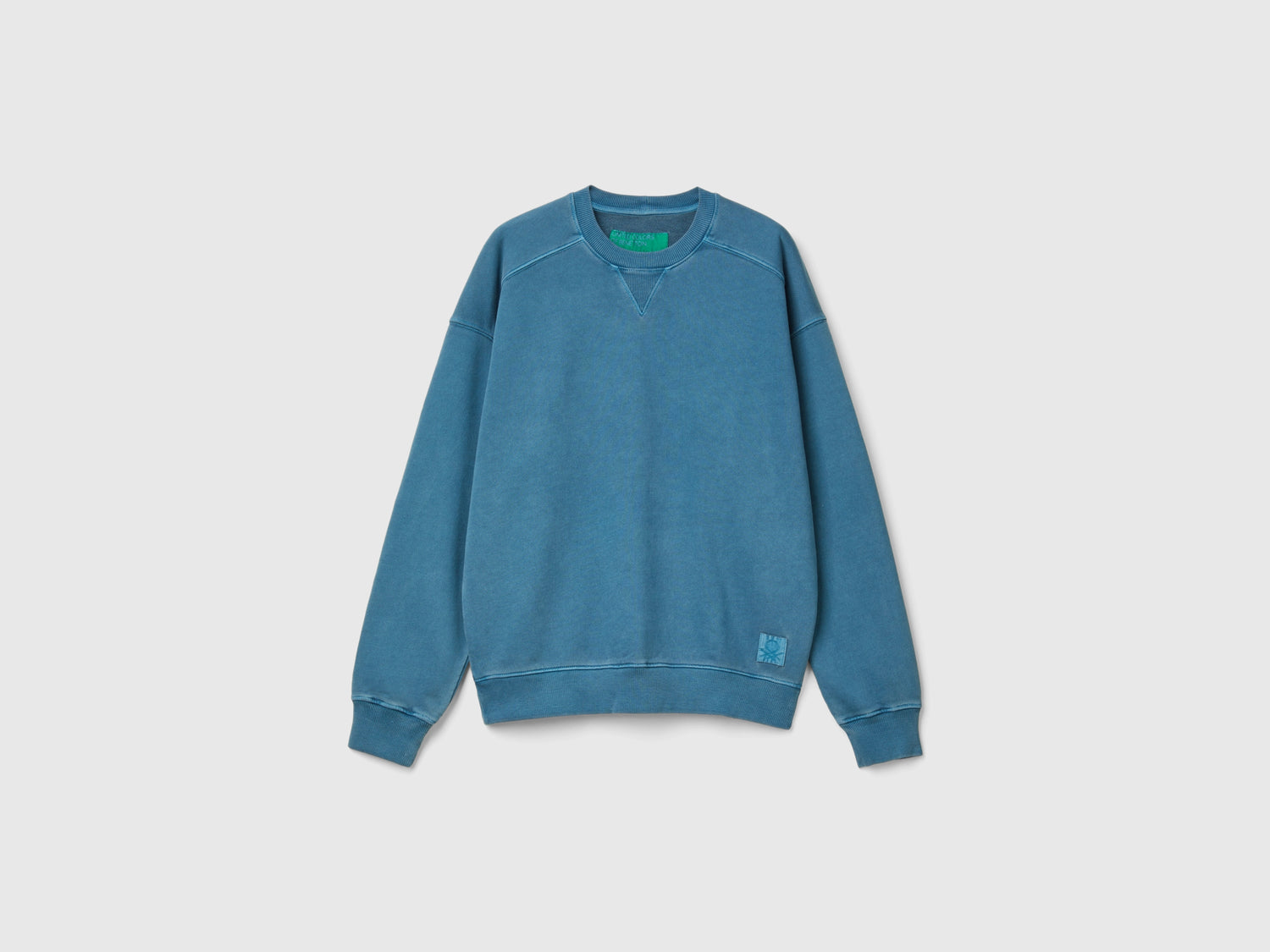 Sudadera de algodón orgánico da uomo avio | Benetton Outlet