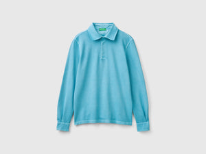 Polo in cotone bio stretch