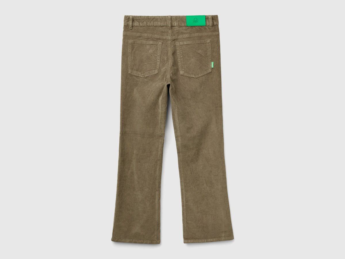 Five-pocket velvet trousers