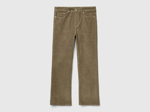 Five-pocket velvet trousers