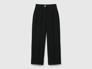 Pantaloni con risvolto