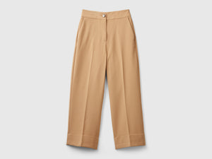 Pantaloni con risvolto