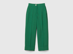 Pantaloni con risvolto