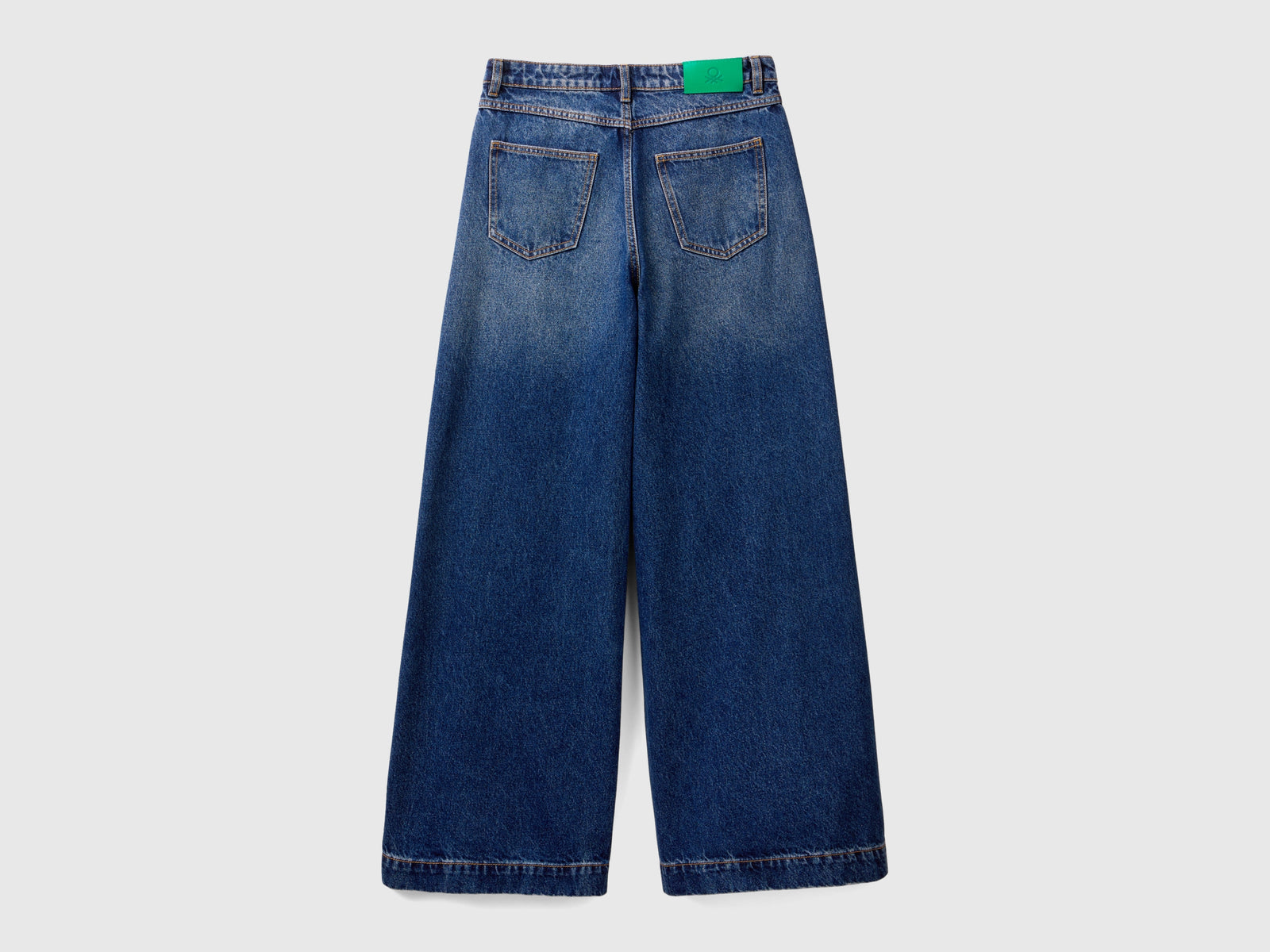 Vaqueros de corte ancho da donna blu 2 | Benetton Outlet