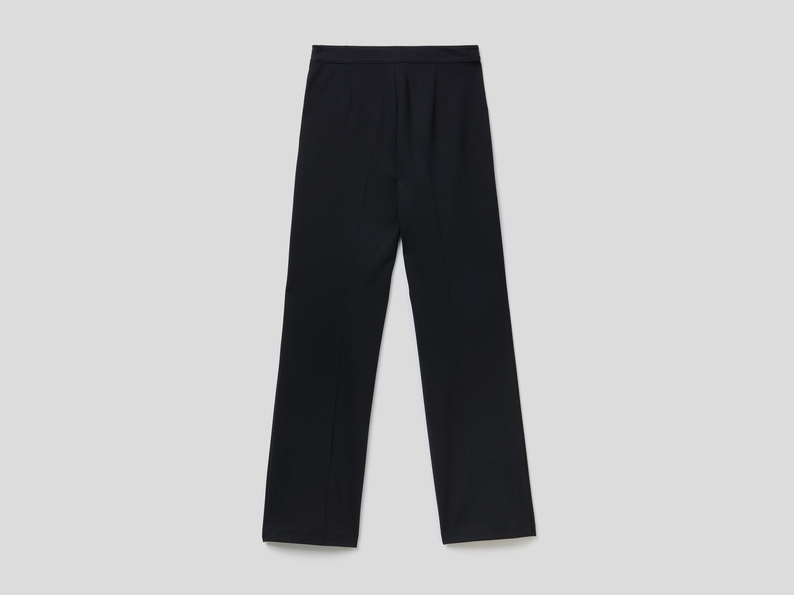 Pantalones clásicos de corte recto da donna nero 2 | Benetton Outlet