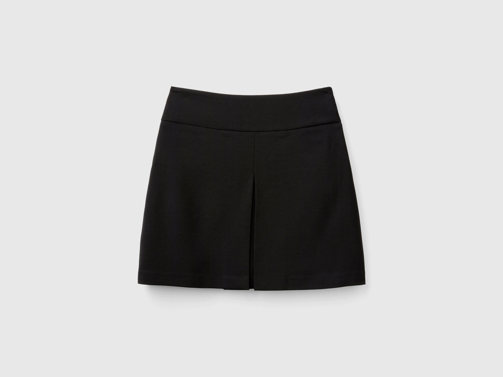Minigonna a vita alta da donna nero | Benetton Outlet