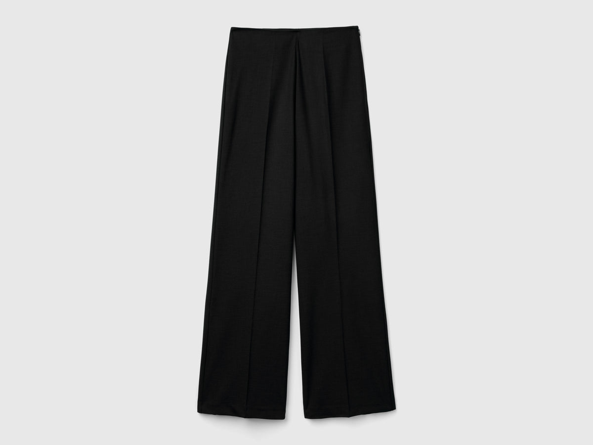 Pantaloni fluidi a vita alta