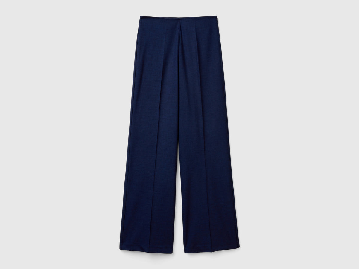 Pantaloni fluidi a vita alta