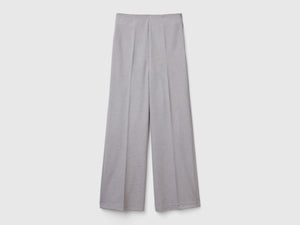 Pantaloni fluidi a vita alta