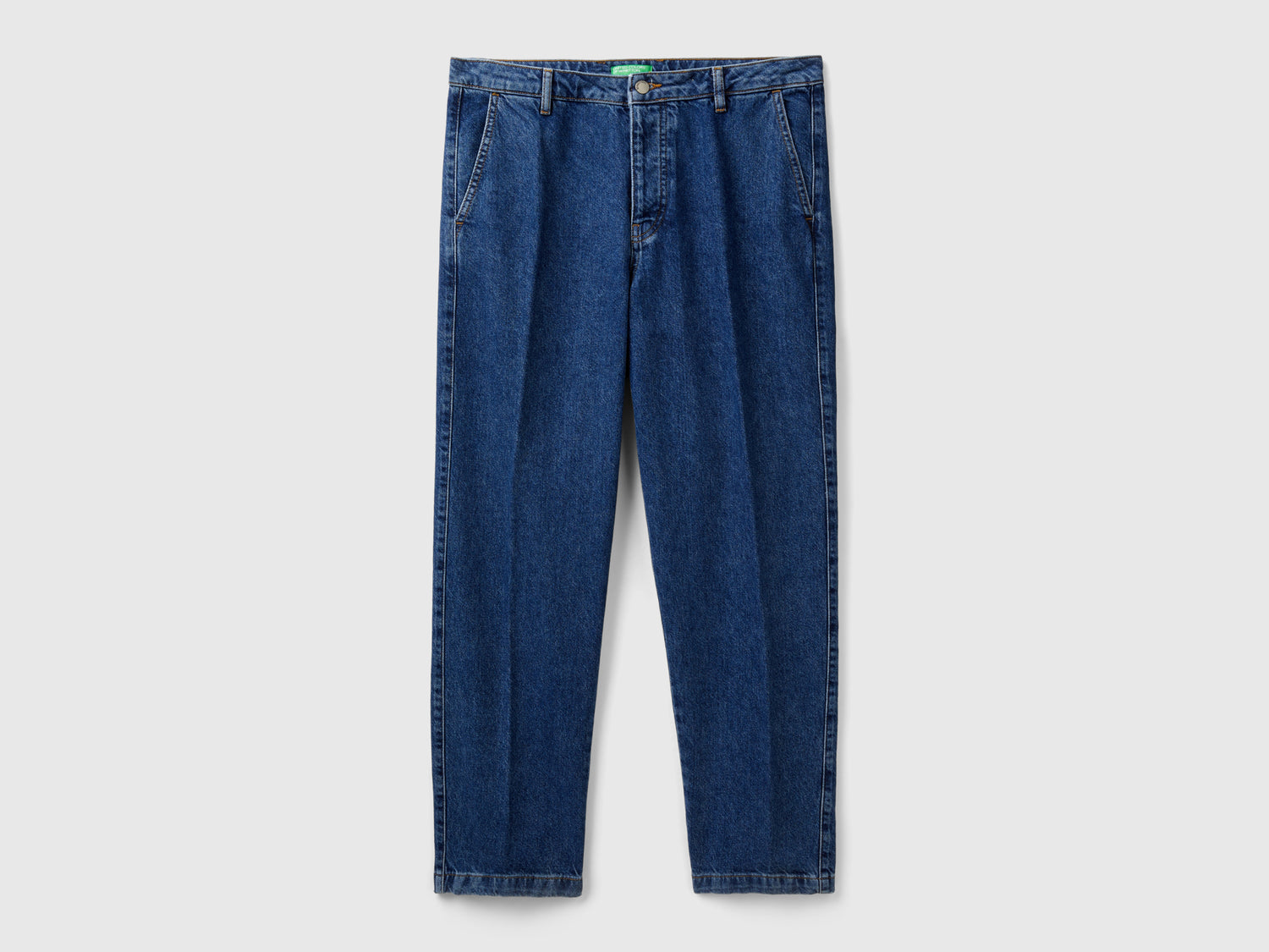 Jeans straight fit da uomo blu | Benetton Outlet