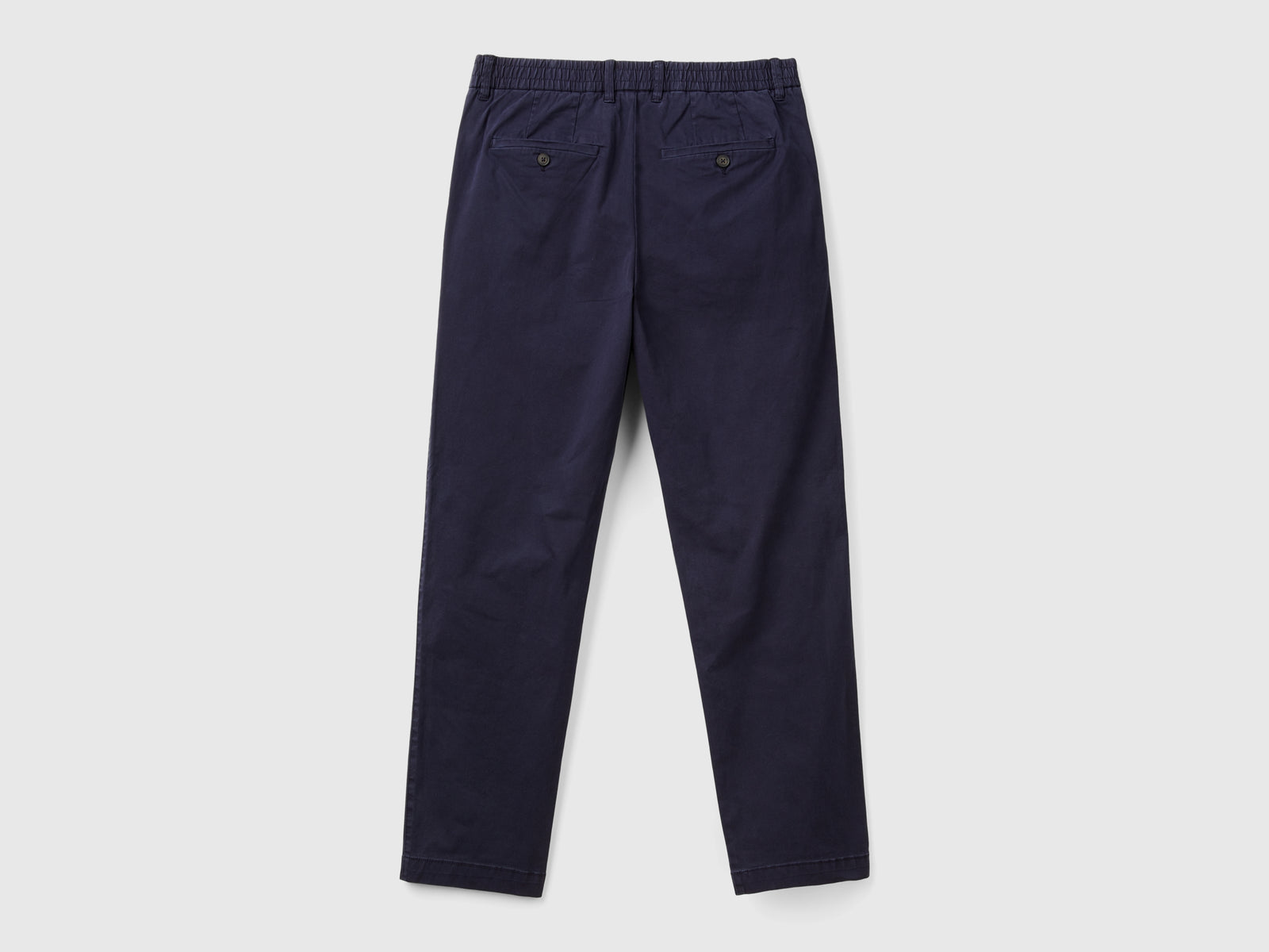 Chino in cotone stretch da uomo blu scuro 2 | Benetton Outlet