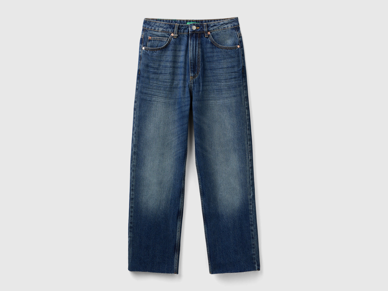 Jeans daddy fit da donna blu | Benetton Outlet