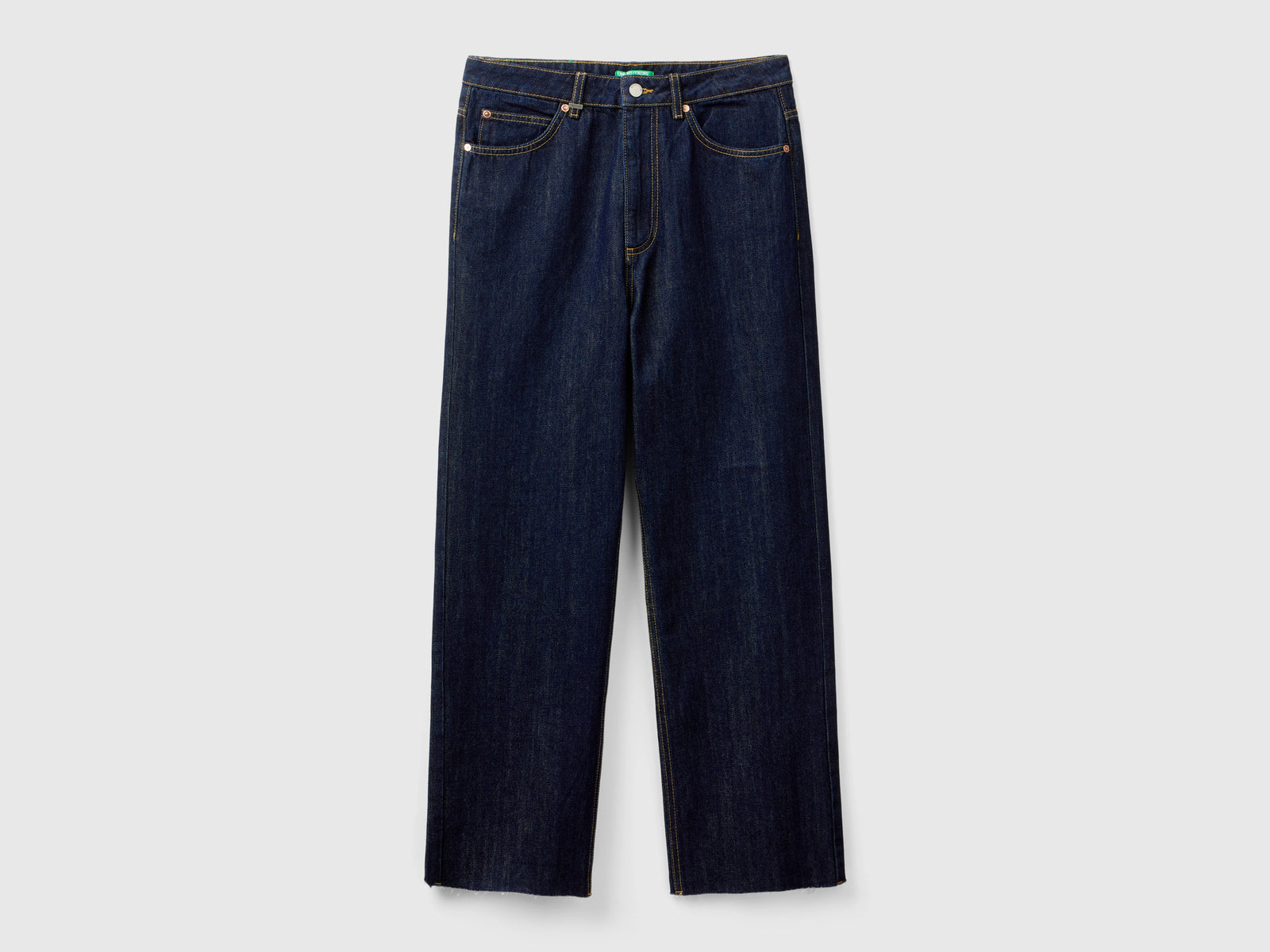 Daddy fit jeans da donna blu scuro | Benetton Outlet