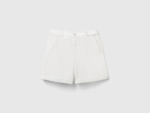 Bermudas de algodón elástico