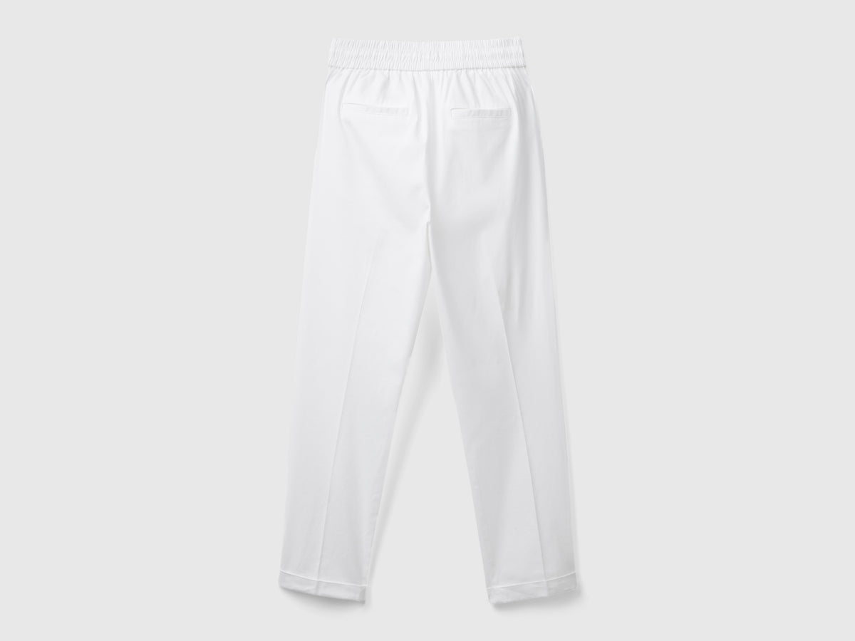 Pantalones deportivos de algodón elástico