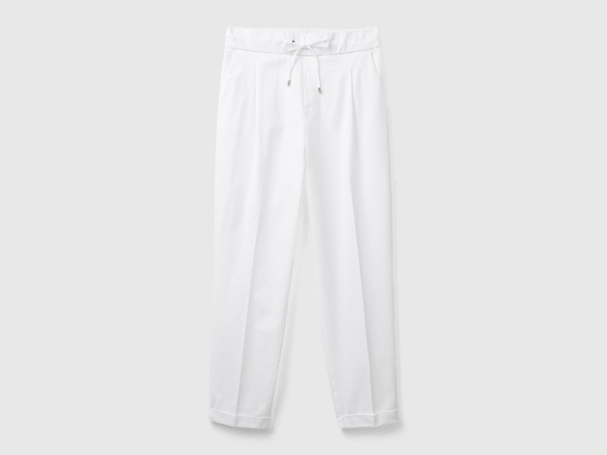 Pantalones deportivos de algodón elástico