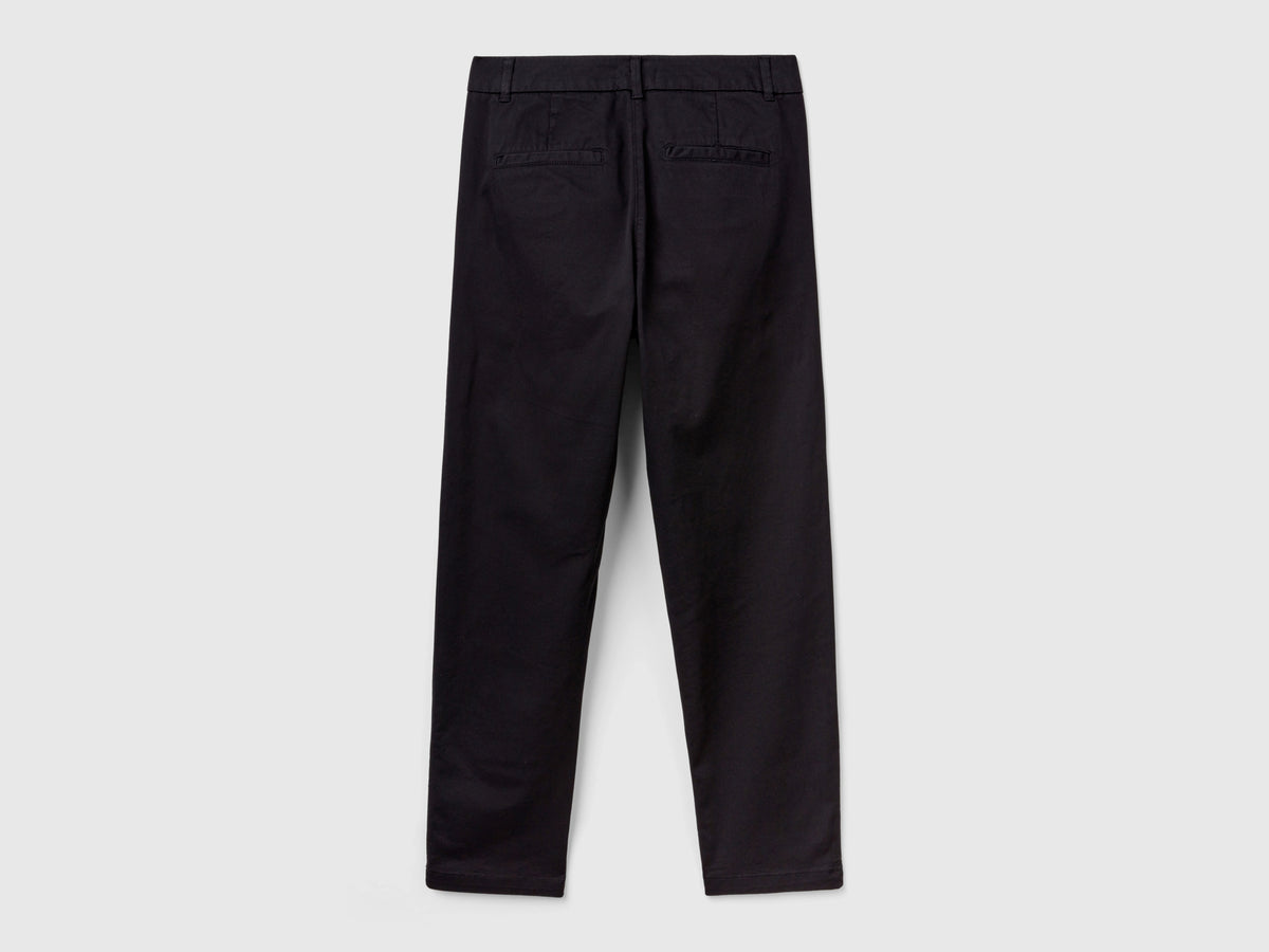 Pantalones chinos de algodón elástico