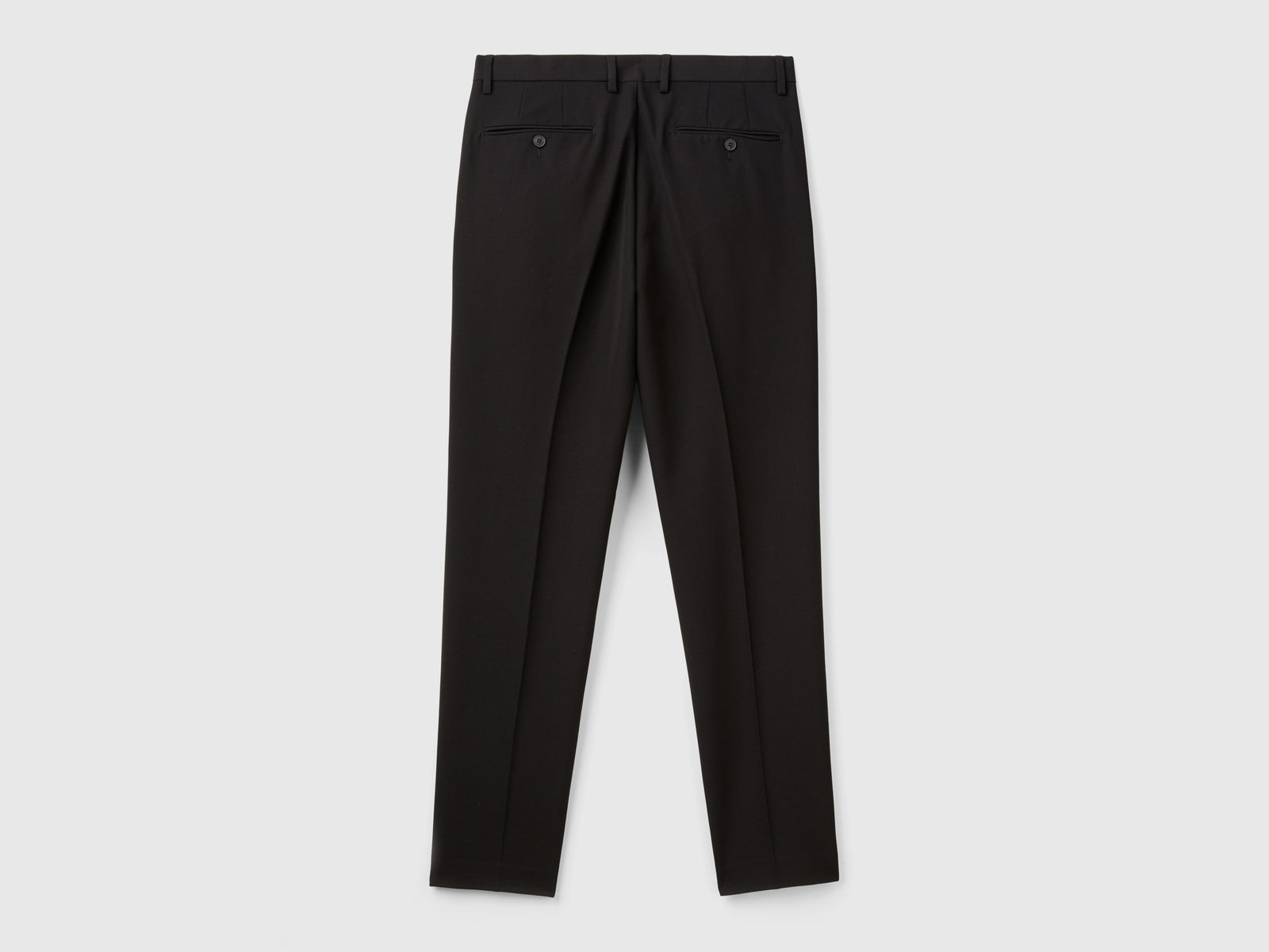 Chino formali regular fit da uomo nero 2 | Benetton Outlet