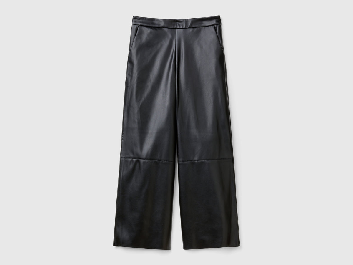 Coated fabric trousers