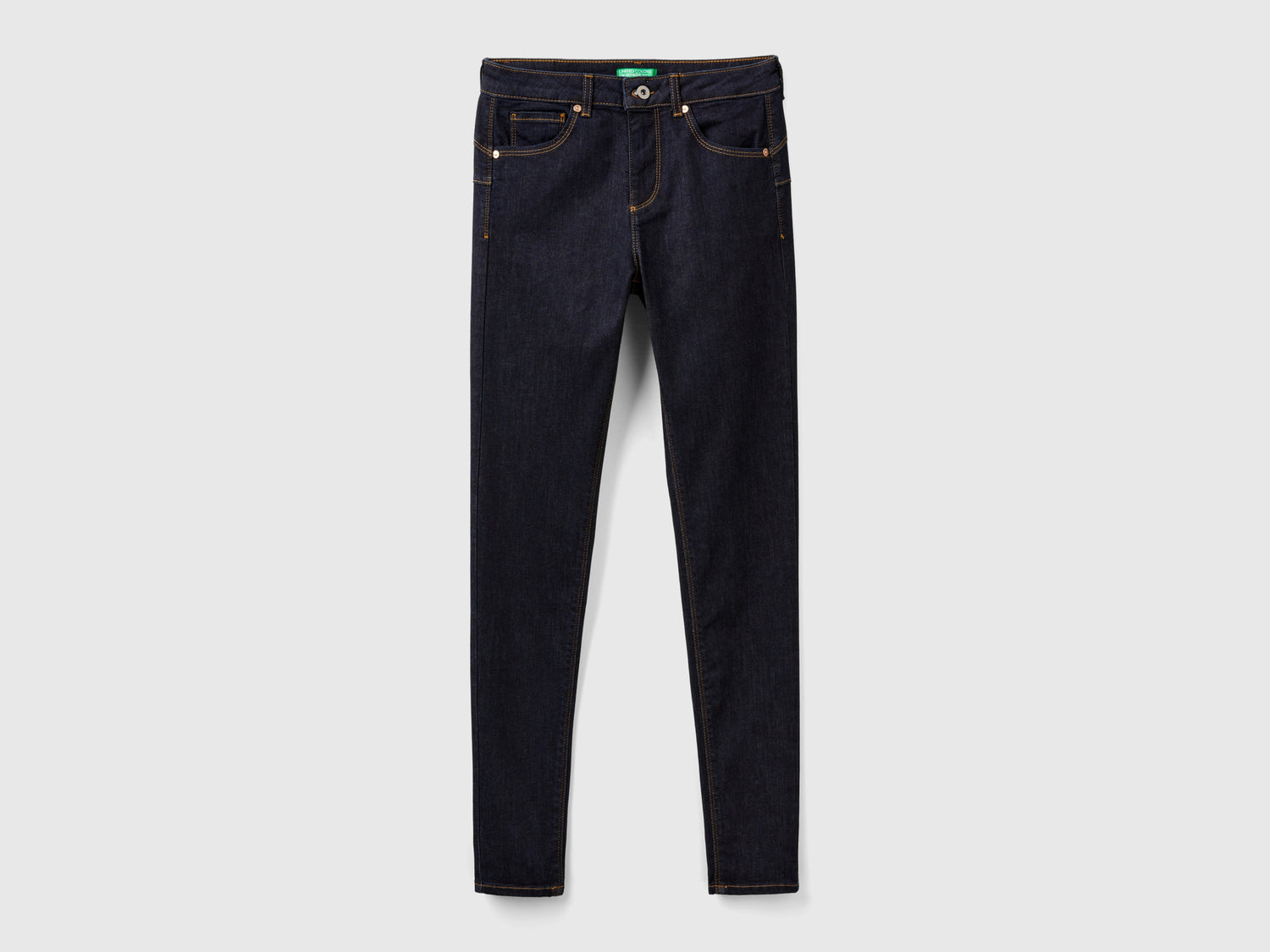 Jeans push up skinny fit da donna blu scuro | Benetton Outlet