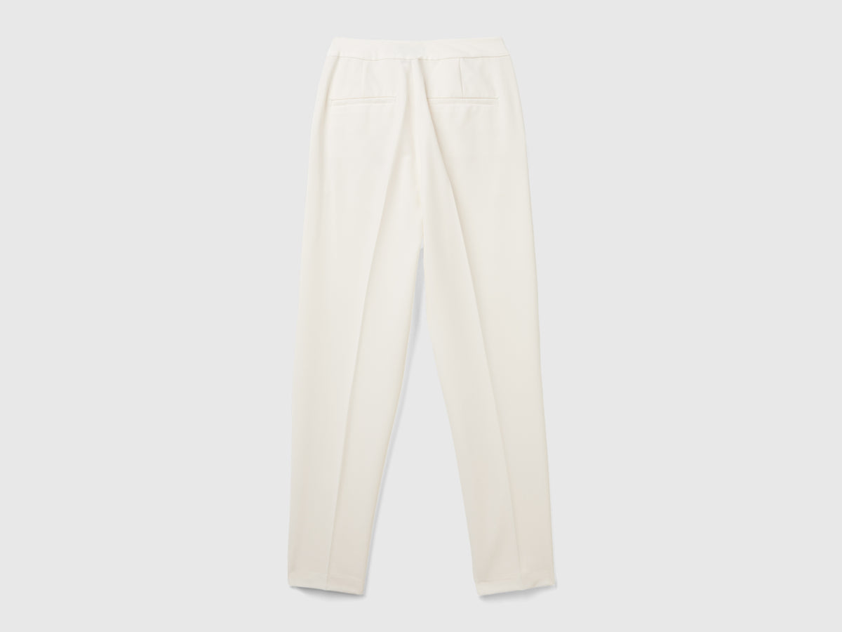 Pantaloni in misto viscosa stretch