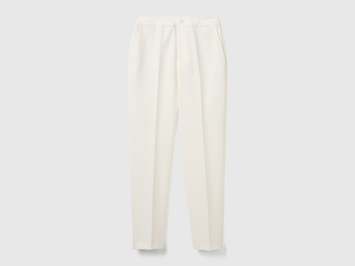 Pantaloni in misto viscosa stretch