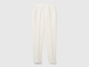 Pantaloni in misto viscosa stretch