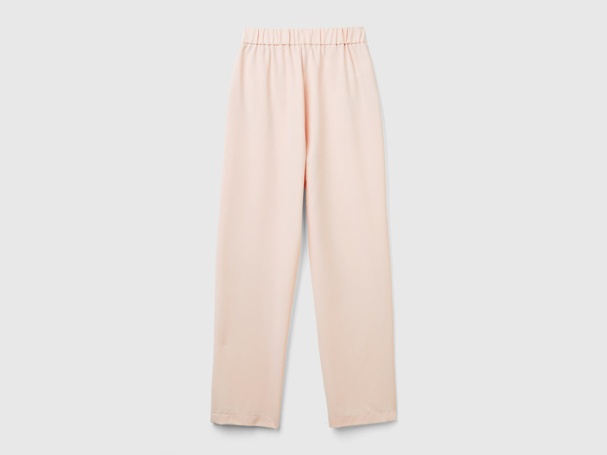 Pantaloni fluidi regular fit