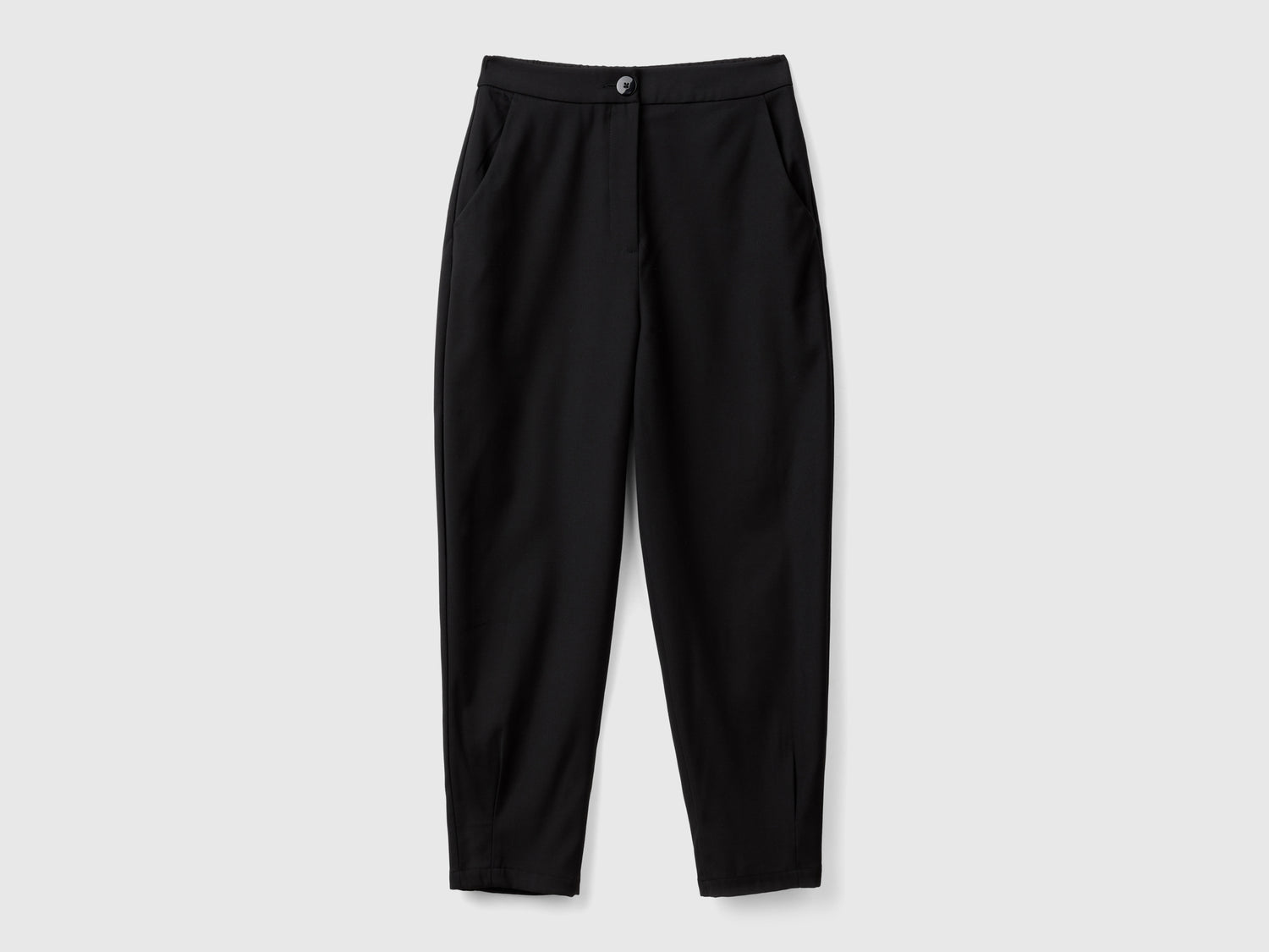 Pantalones globo da donna nero | Benetton Outlet
