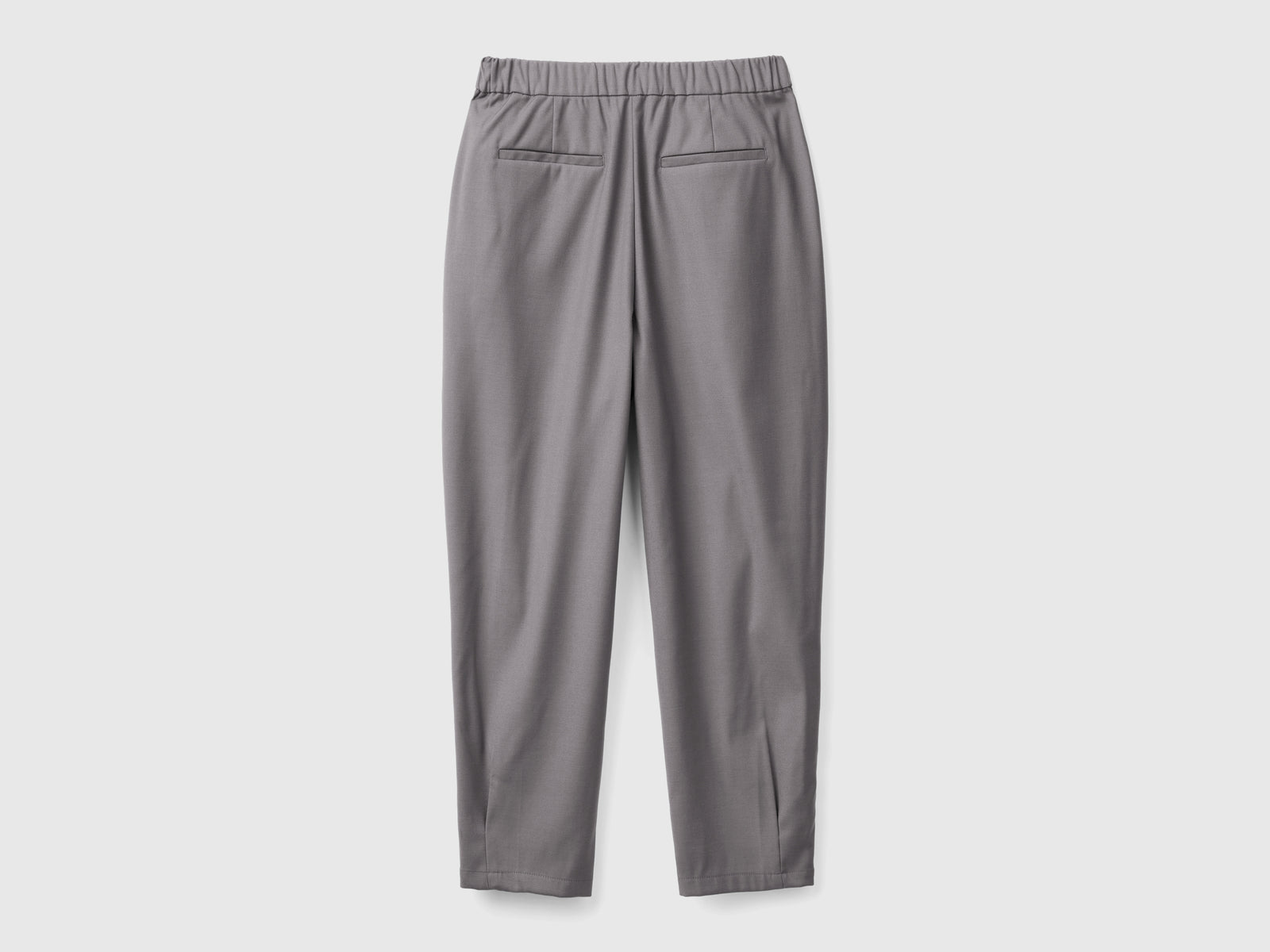 Pantalones globo da donna grigio chiaro 2 | Benetton Outlet