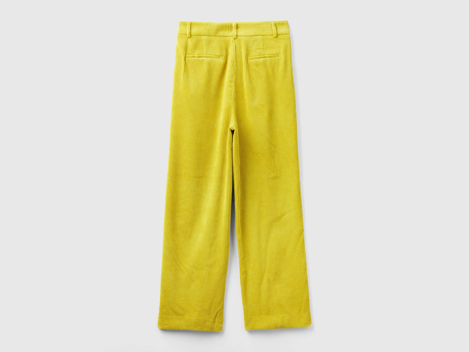 Corduroy trousers da donna senape 2 | Benetton Outlet