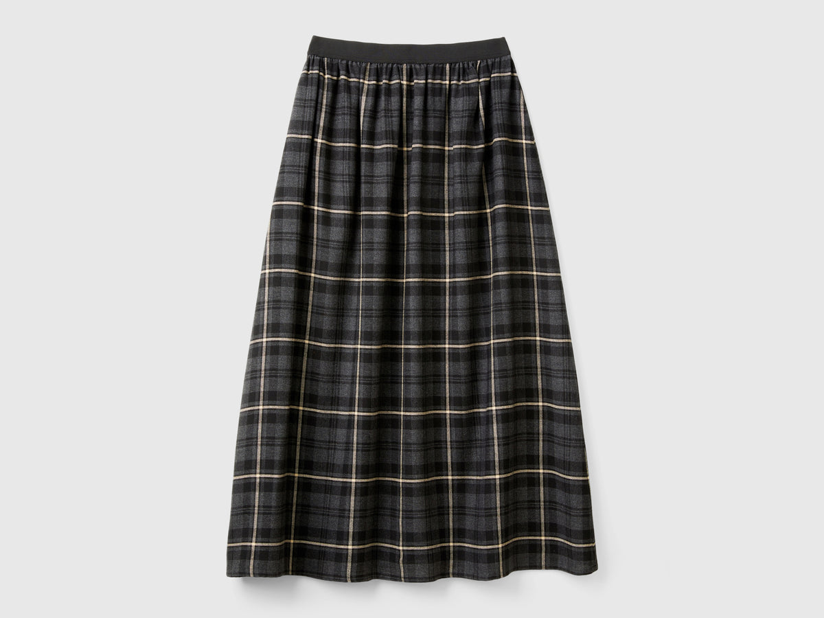 Longuette a quadri tartan