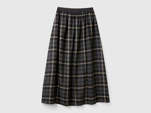 Longuette a quadri tartan