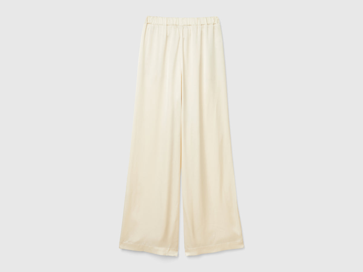 Pantalón ancho 100% viscosa